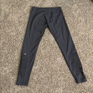lululemon leggings grey with ruching
